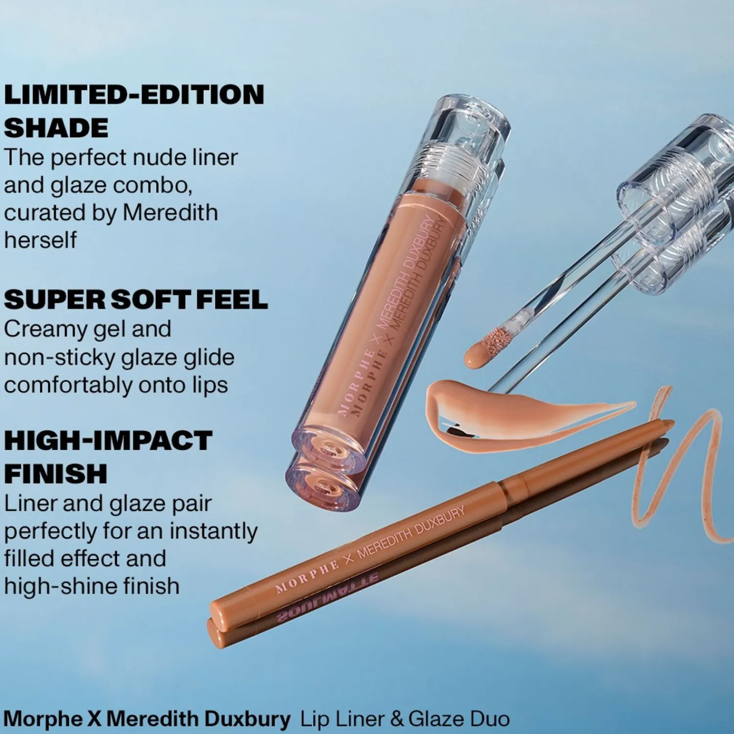 Morphe X Meredith Duxbury Lipliner & Glaze Duo