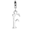 Nenalina Bedeltje Letter Hanger In 925 Sterling Zilver Voor Alle Gangbare Charm- En Bedeldrager