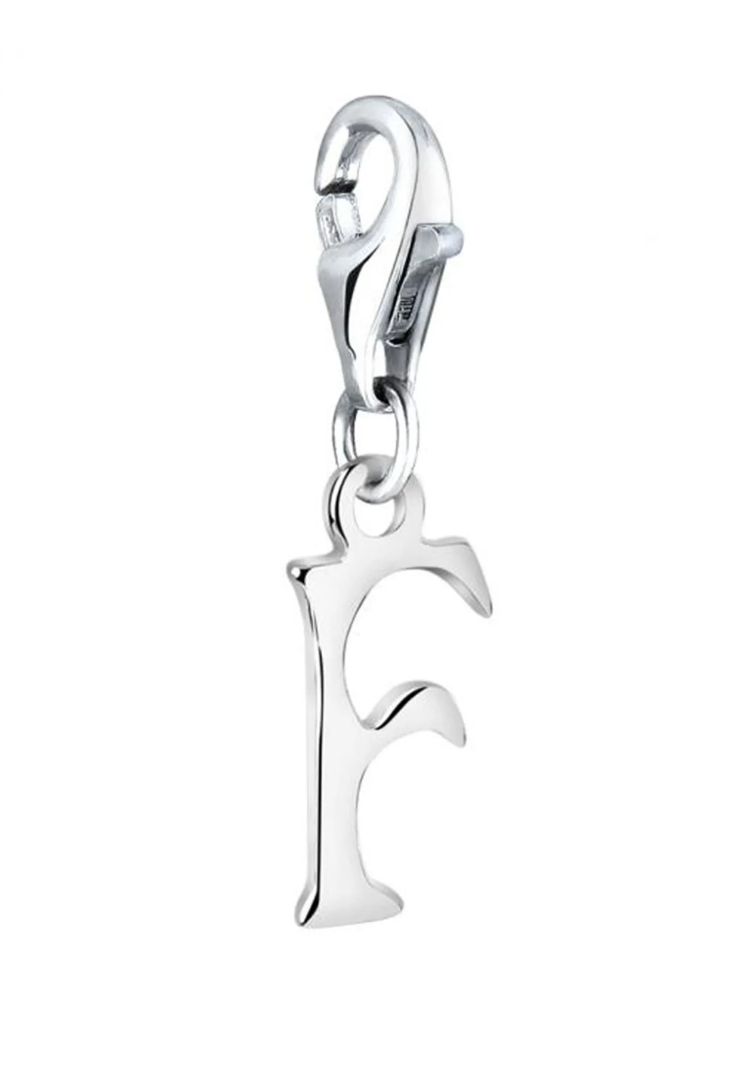Nenalina Bedeltje Letter Hanger In 925 Sterling Zilver Voor Alle Gangbare Charm- En Bedeldrager