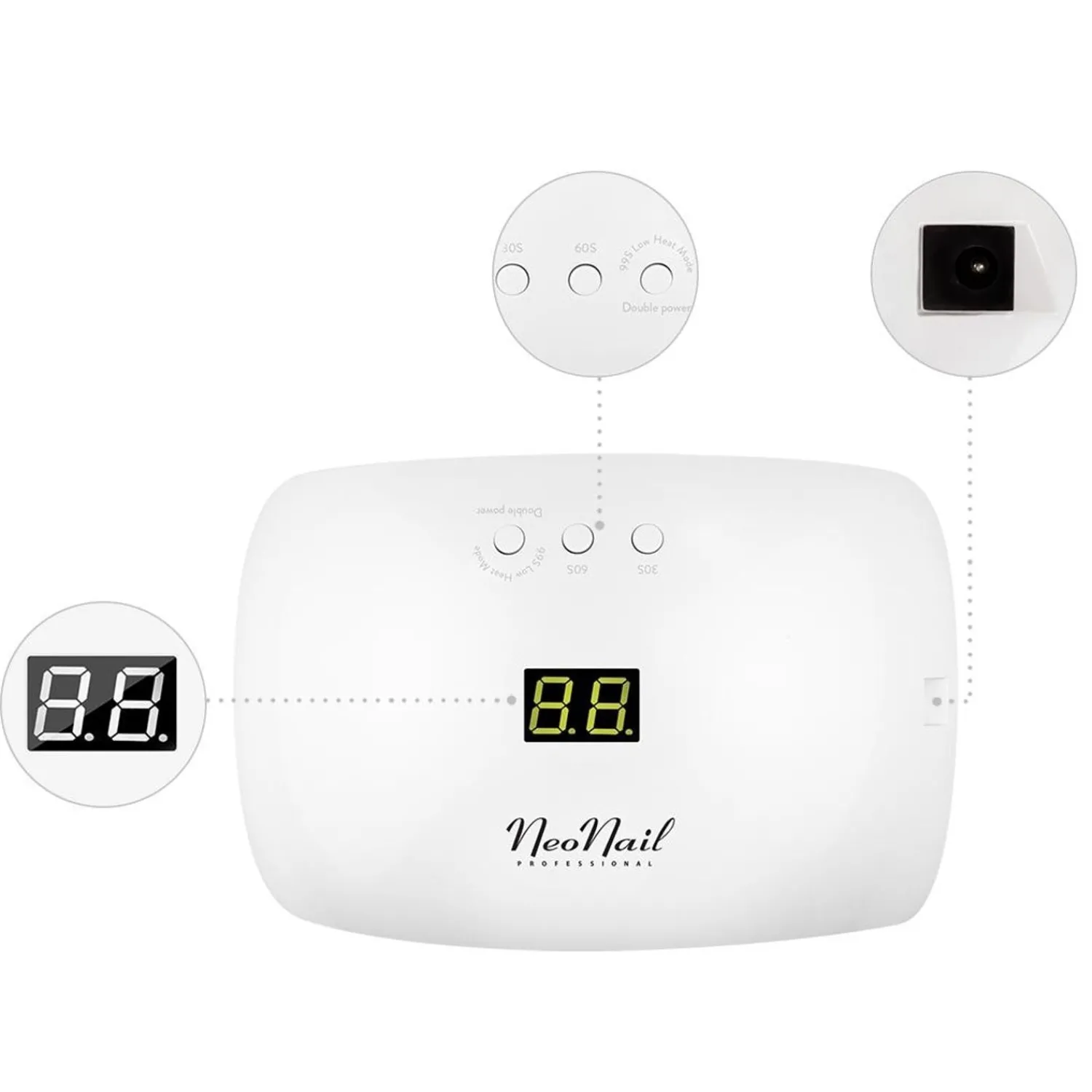 NEONAIL Ledlamp 22W/48 Met Display