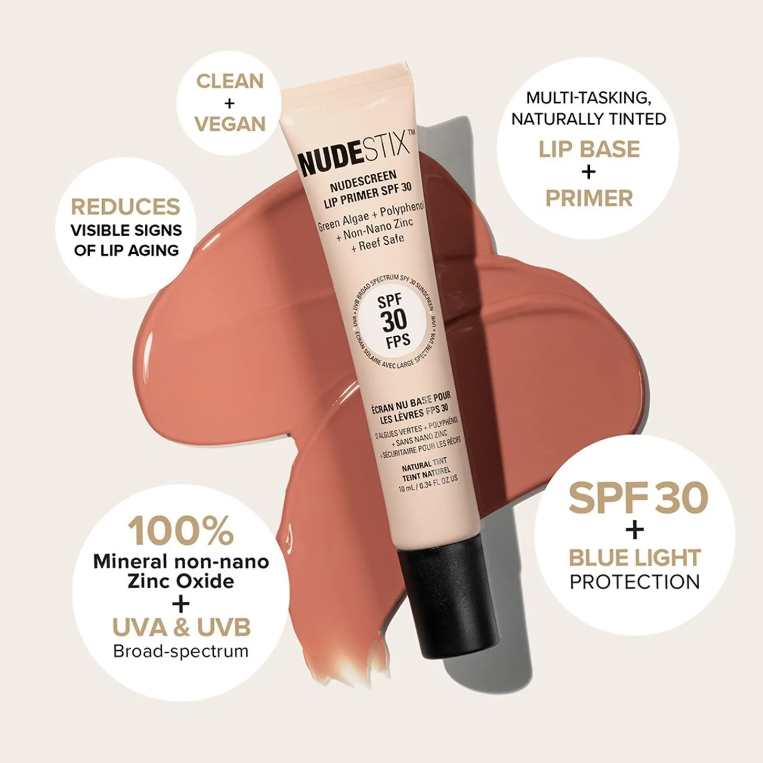 Nudestix Nudescreen Lipprimer Spf30