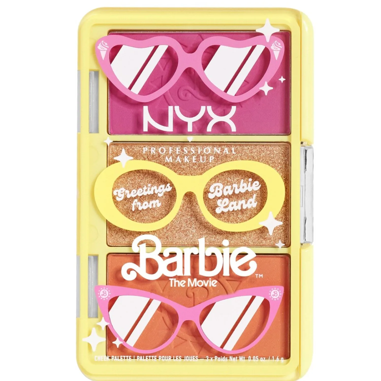 NYX Professional Makeup Barbie Limited Edition On The Go Cheek-Palet