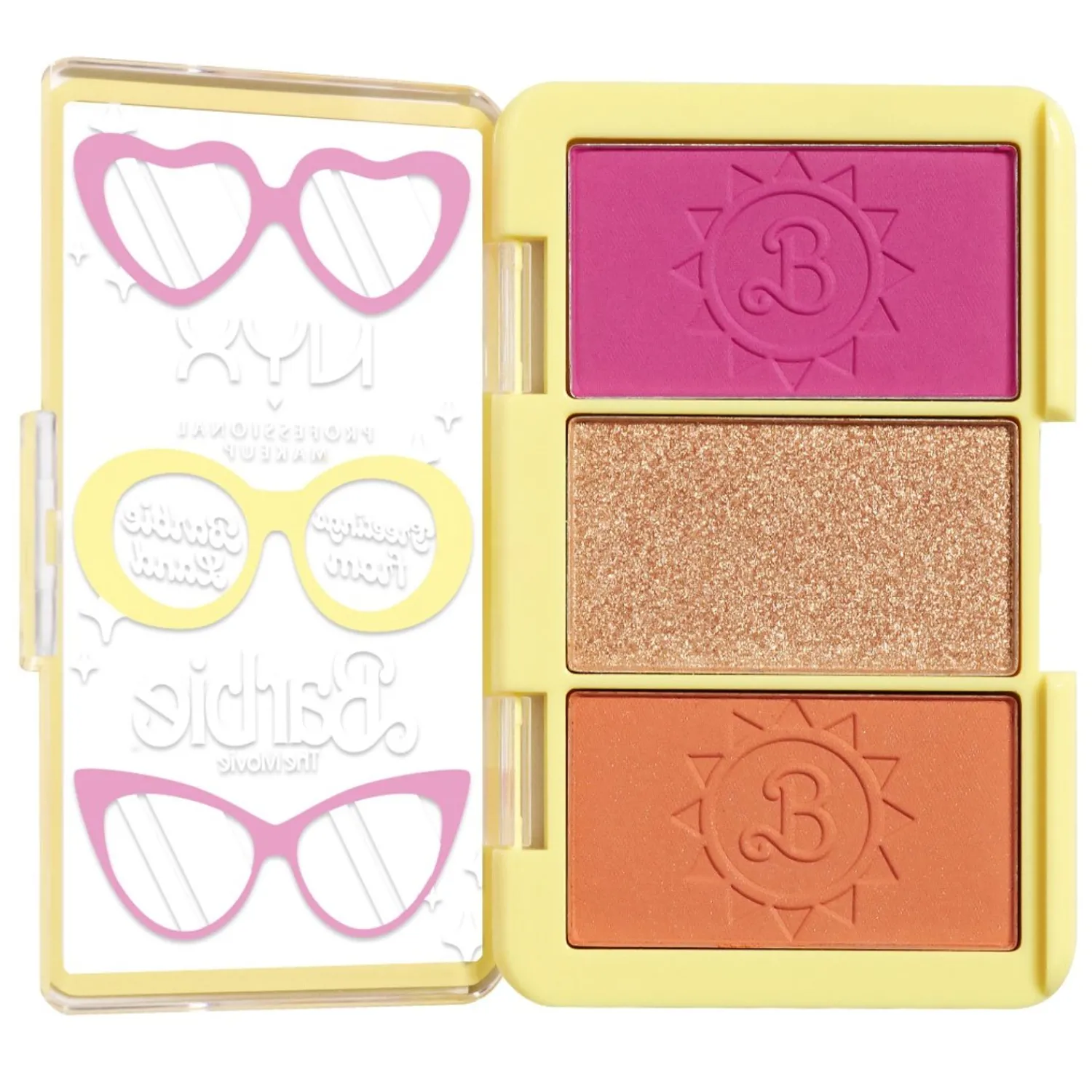 NYX Professional Makeup Barbie Limited Edition On The Go Cheek-Palet