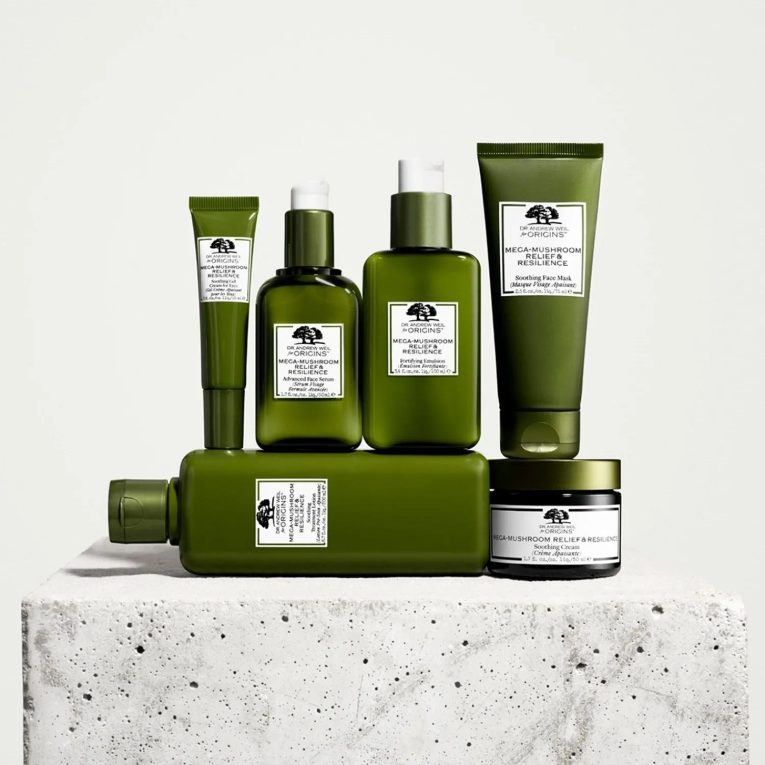 Origins Dr. Andrew Weil Voor Mega-Mushroom Relief & Resilience Kalmerende Behandelingslotion