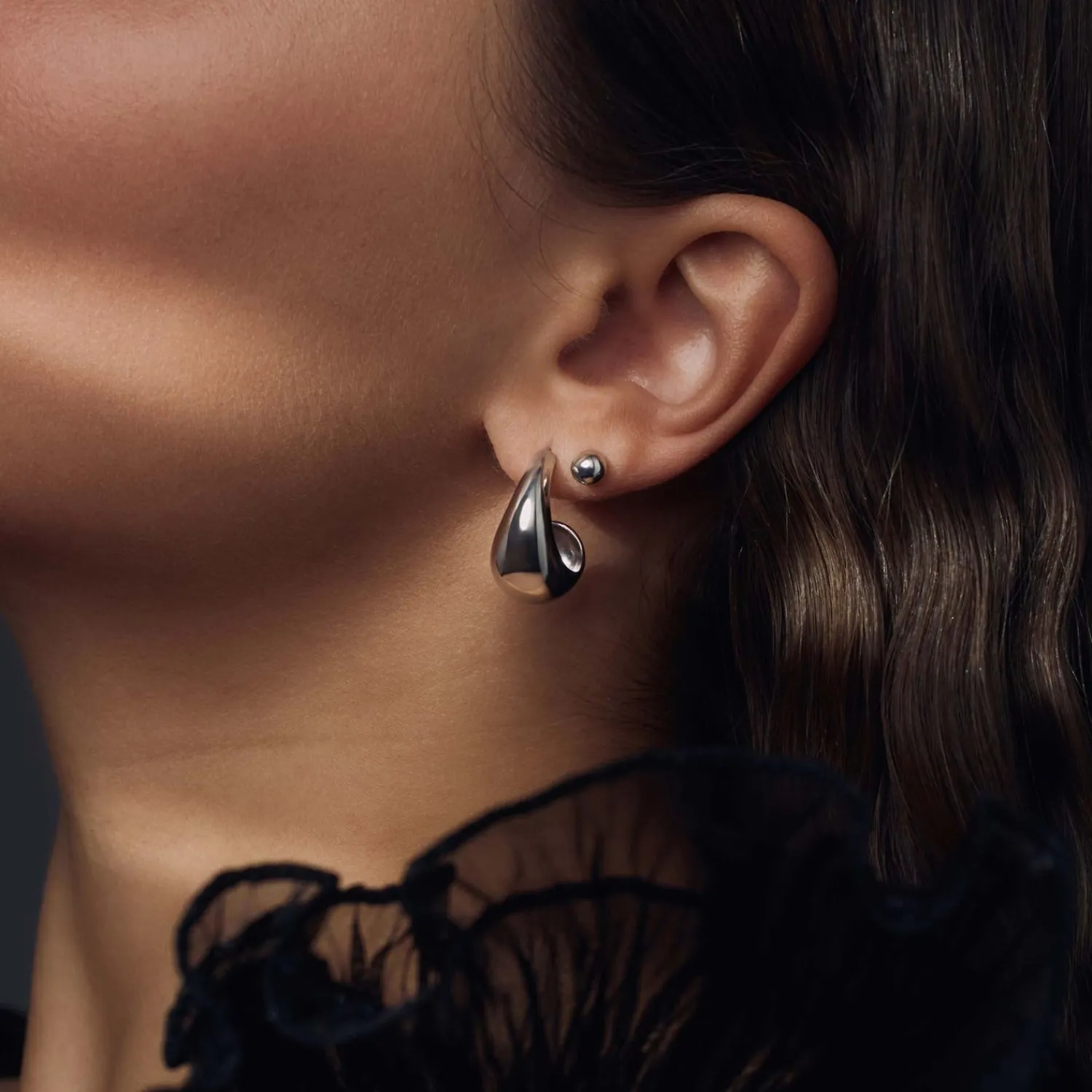 Parte Di Me Bibbiena Poppi Dames Oorringen/Oorbellen Zilver - Zilver