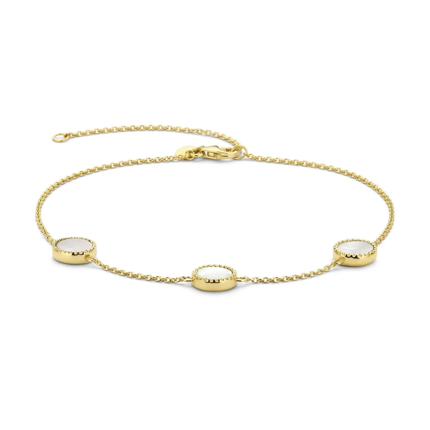 Parte Di Me Brioso Cortona Dames Enkelbandje Gouden Plating/Zilver - Goud
