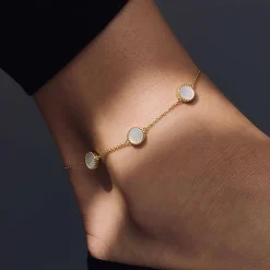 Parte Di Me Brioso Cortona Dames Enkelbandje Gouden Plating/Zilver - Goud