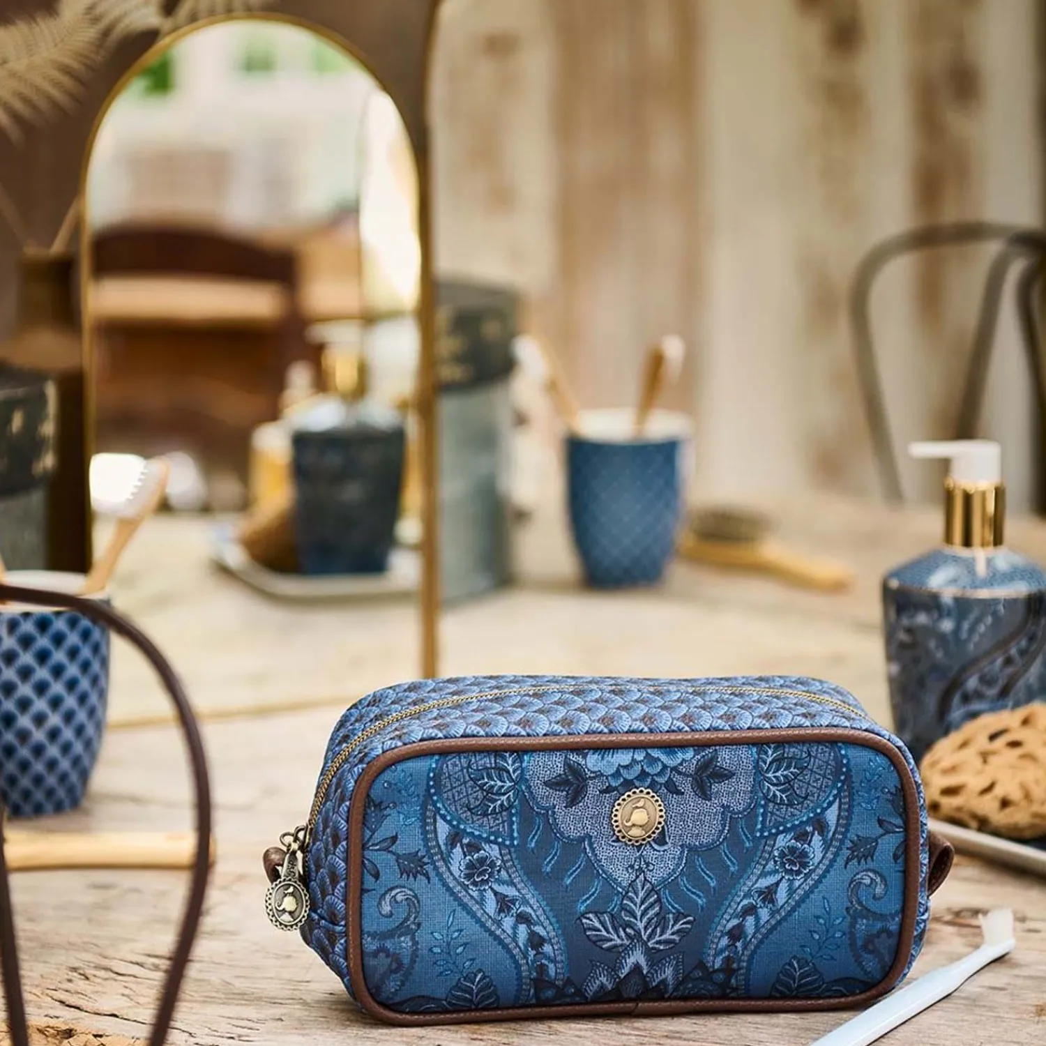 PIP Studio Kyoto Festival Make-Up Tas Indigo Blauw