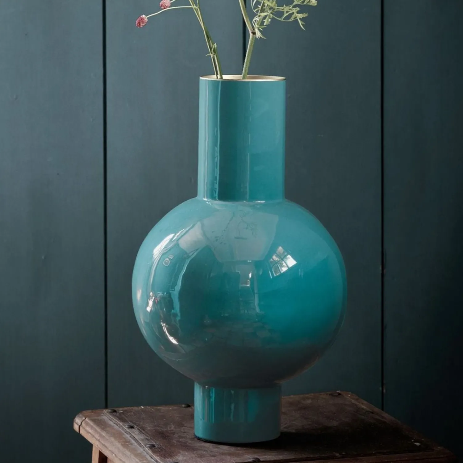 PIP Studio Metalen Vaas 24X40Cm