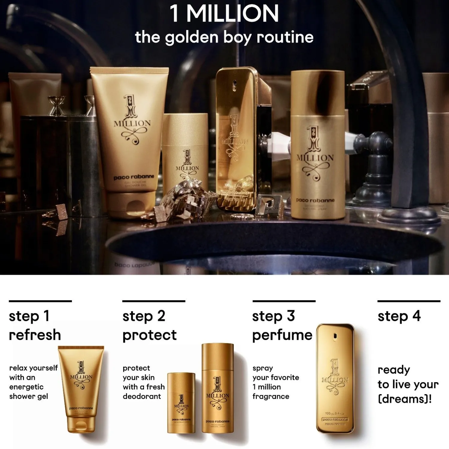 Rabanne 1 Miljoen Deodorant