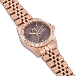 Rhodenwald & Söhne Rhodenwald & Sohne Quartz Horloge Cassina In Rosegoud Edelstaal In Rosegoud