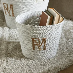 Riviera Maison Rm Monogram Opbergmanden