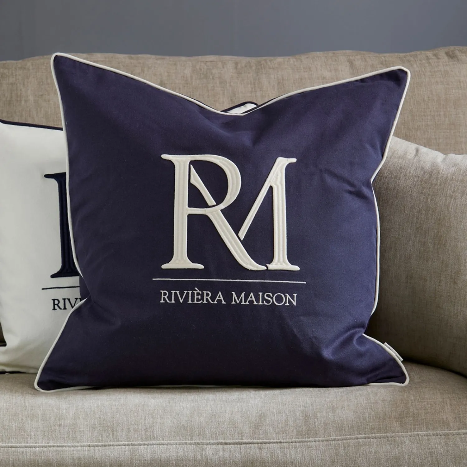 Riviera Maison Rm Monogram Kussenhoes