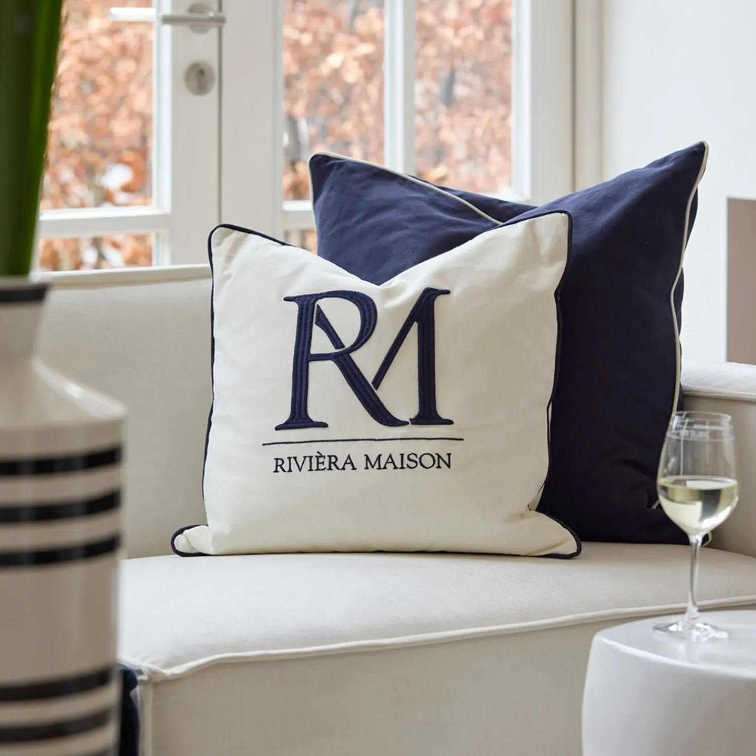 Riviera Maison Rm Monogram Kussenhoes