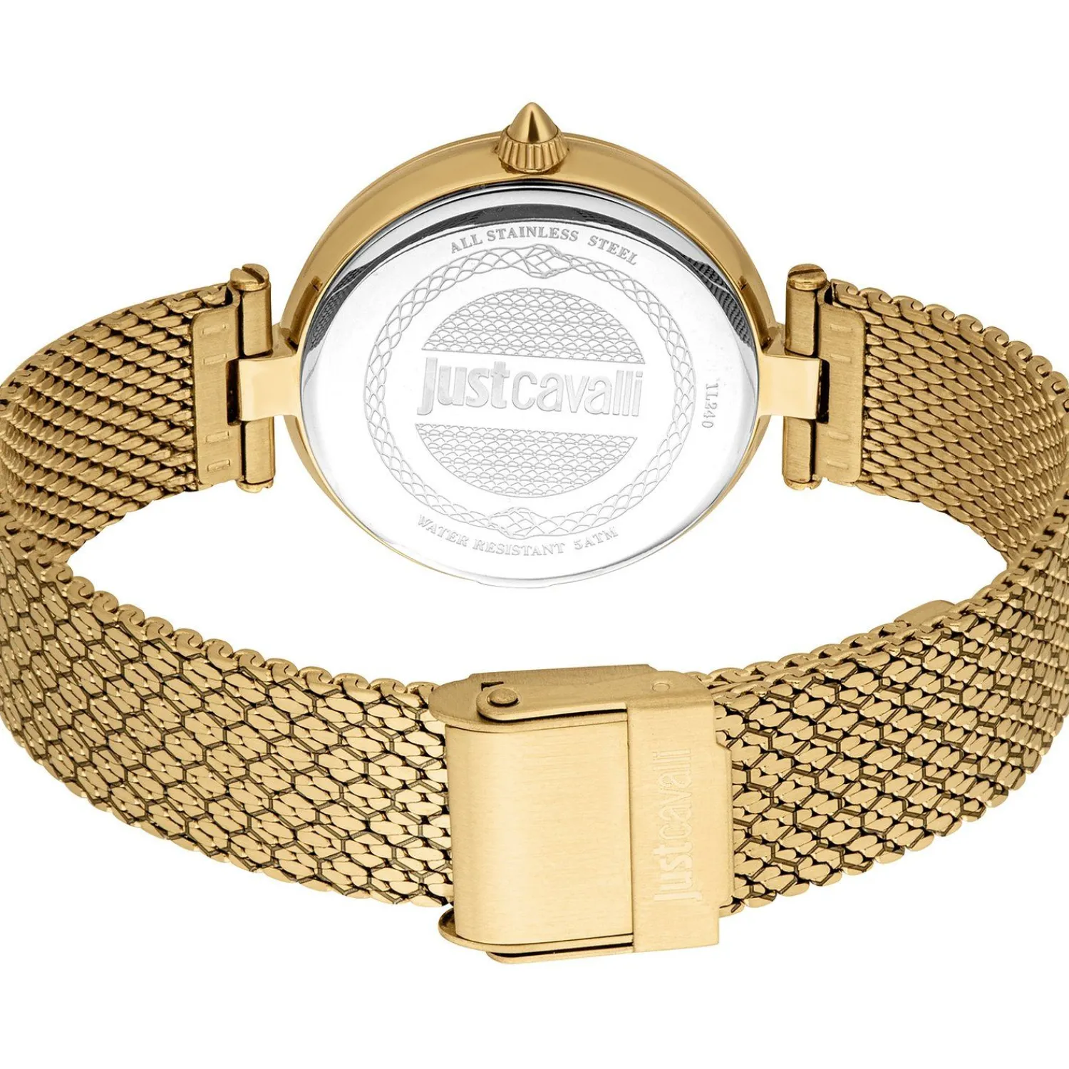 Roberto Cavalli Dameshorloge Edelstaal
