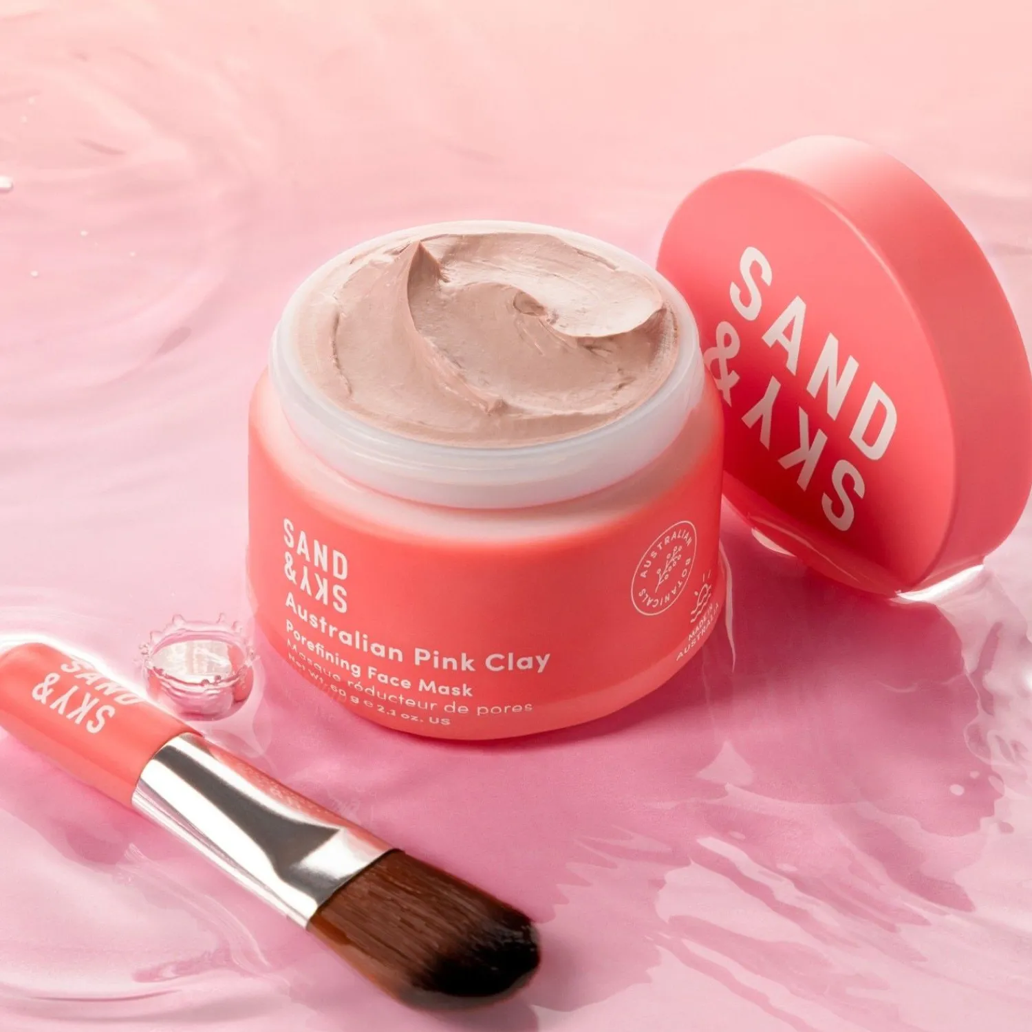 Sand & Sky Australische Roze Klei Poriefineren