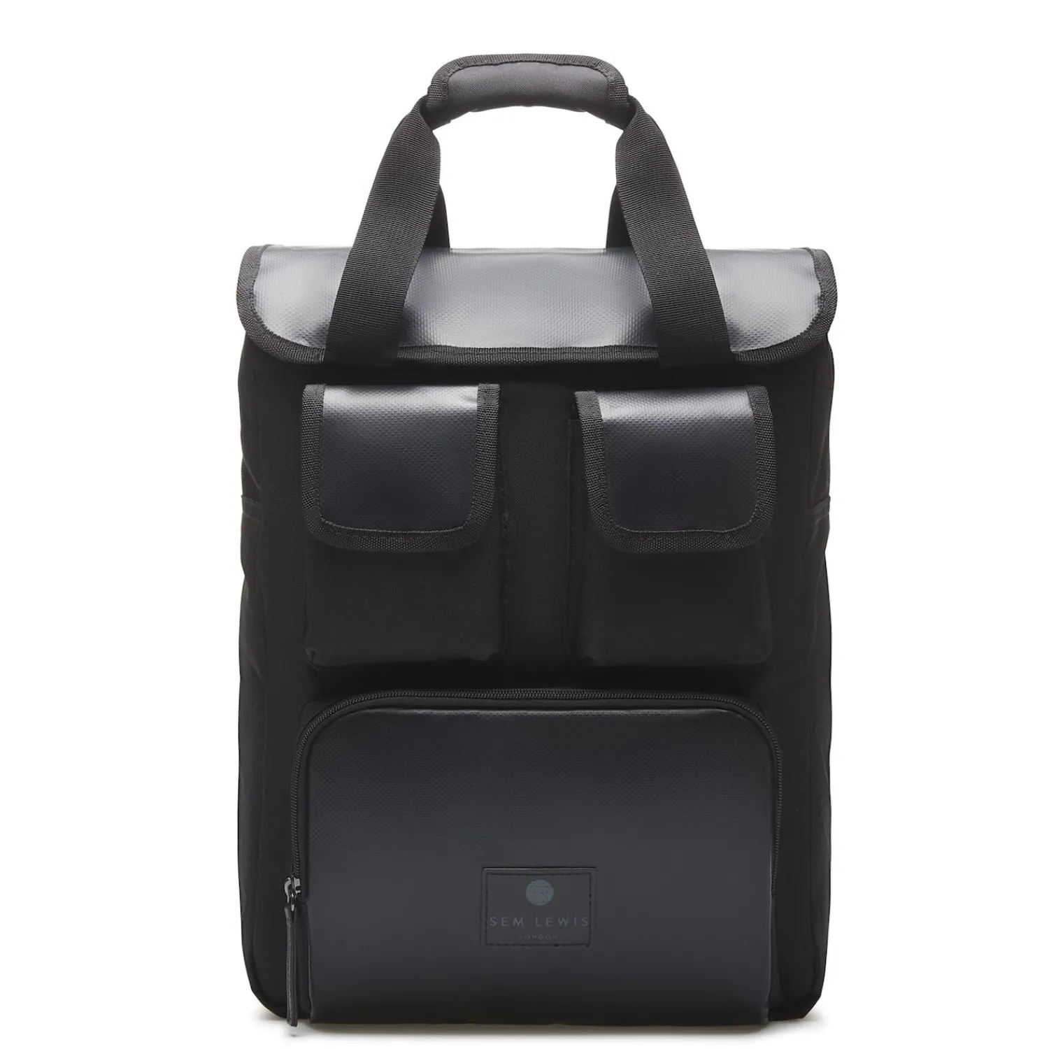 Sem Lewis Northern Hampstead Heren Laptoptas/Rugzak Textiel - Zwart