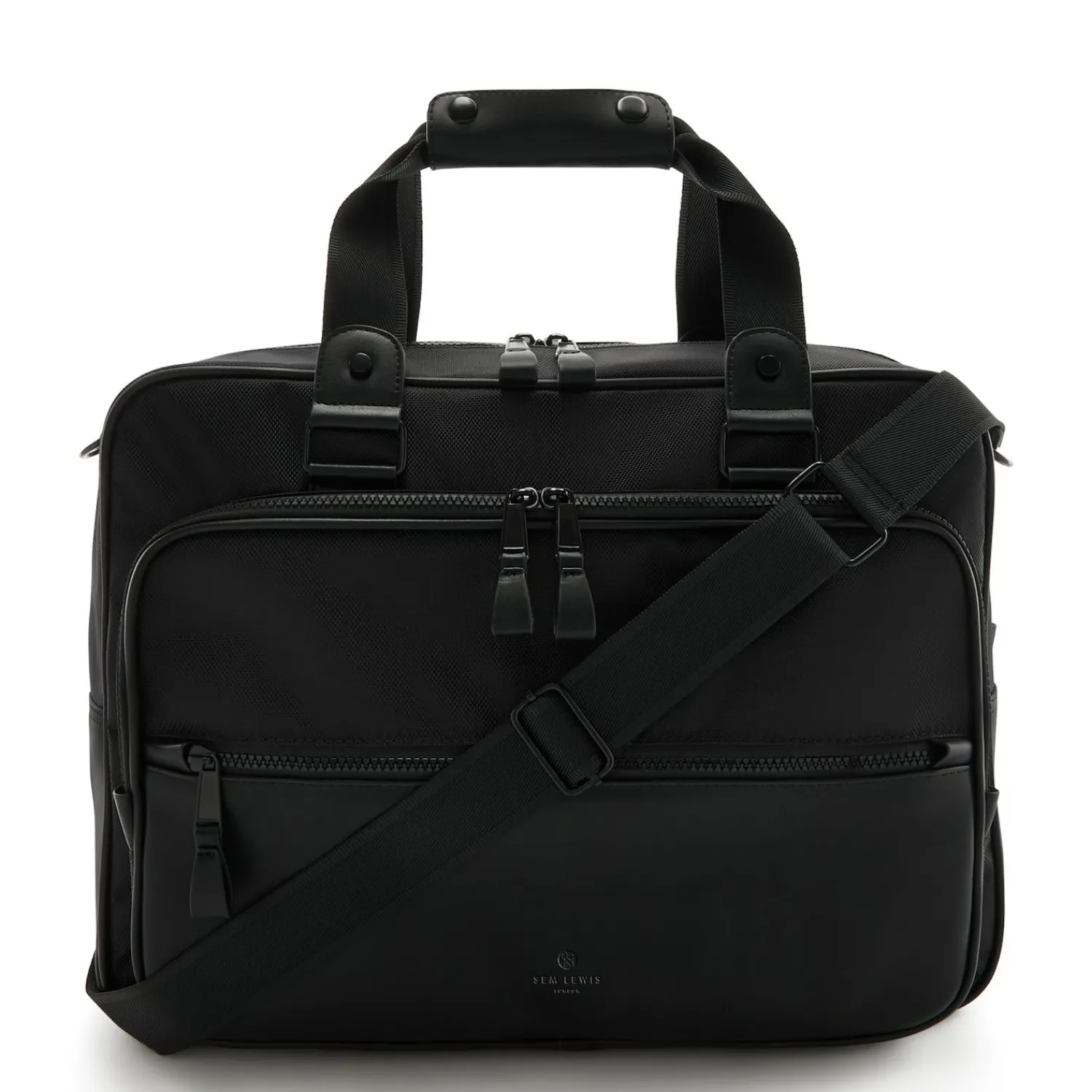Sem Lewis Northern Hampstead Heren Laptoptas Textiel - Zwart