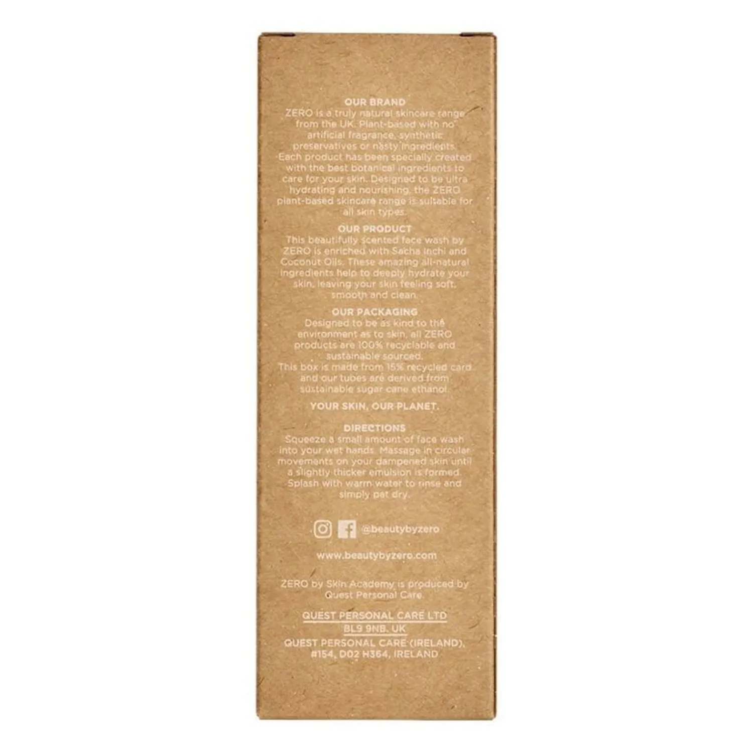 Skin Academy ZERO Face Wash