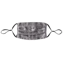 Vrouwen Slip Pure Silk Face Cover Black