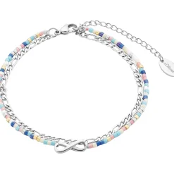 s.Oliver Enkelband Voor Dames, Roestvrij Staal, Glas | Infinity