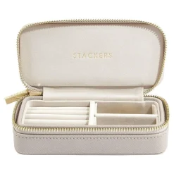 Vrouwen Stackers Mid-Size Travel Box Taupe & Grey