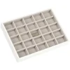 Vrouwen Stackers White & Grey Classic 25-Section