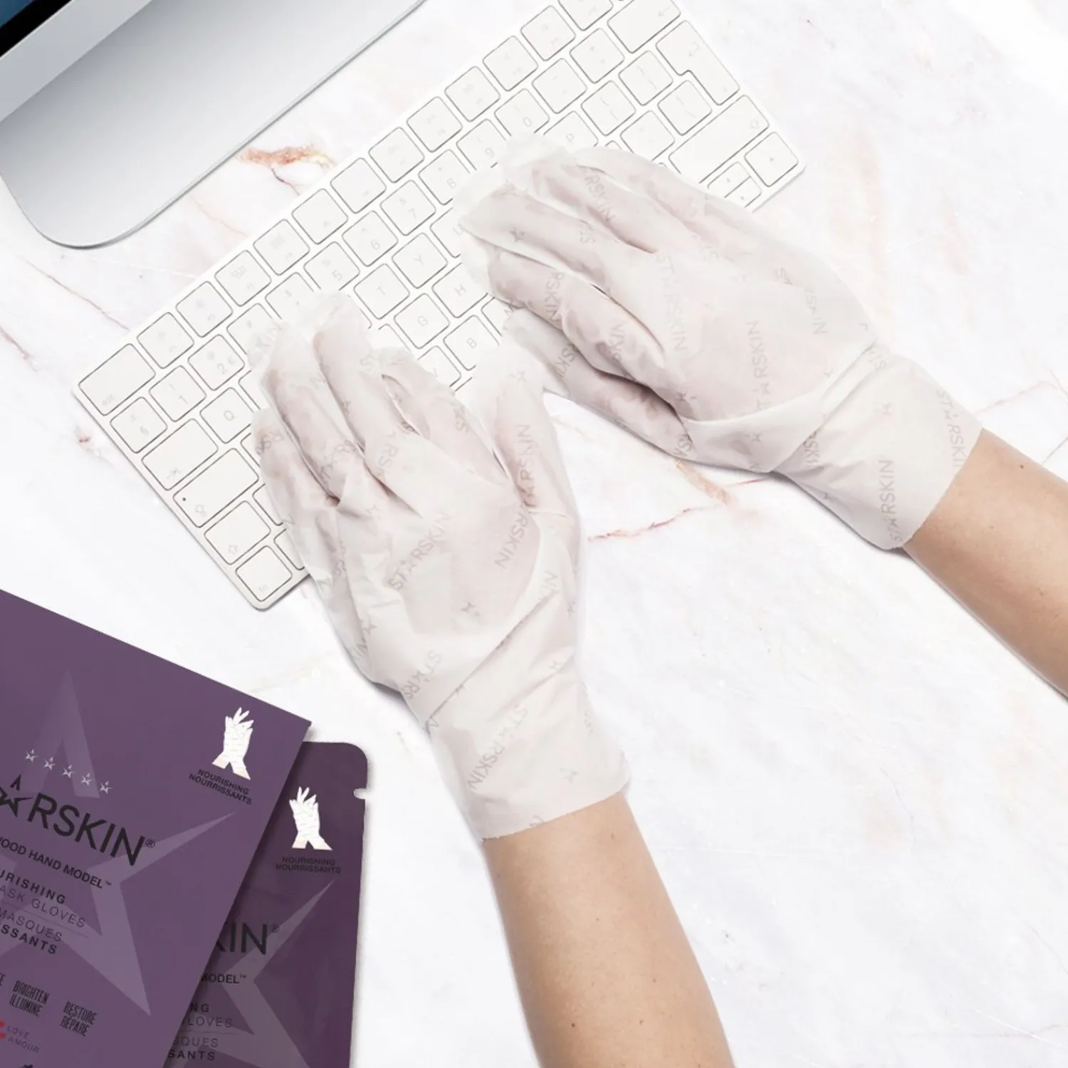 STARSKIN ® Starskin® Hollywood-Handmodel Voedende Dubbellaagse Hand