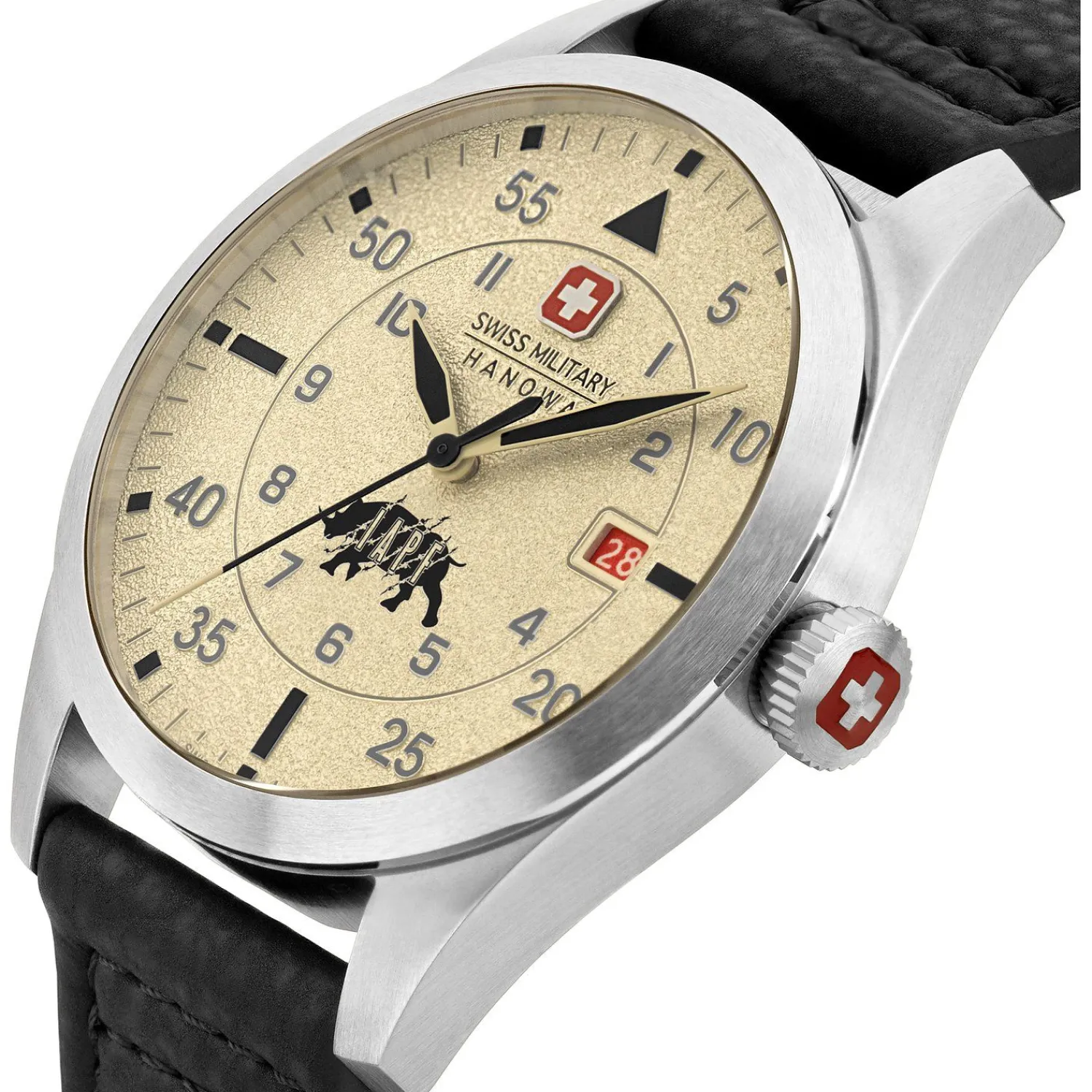 SWISS MILITARY HANOWA Herenhorloge Edelstaal