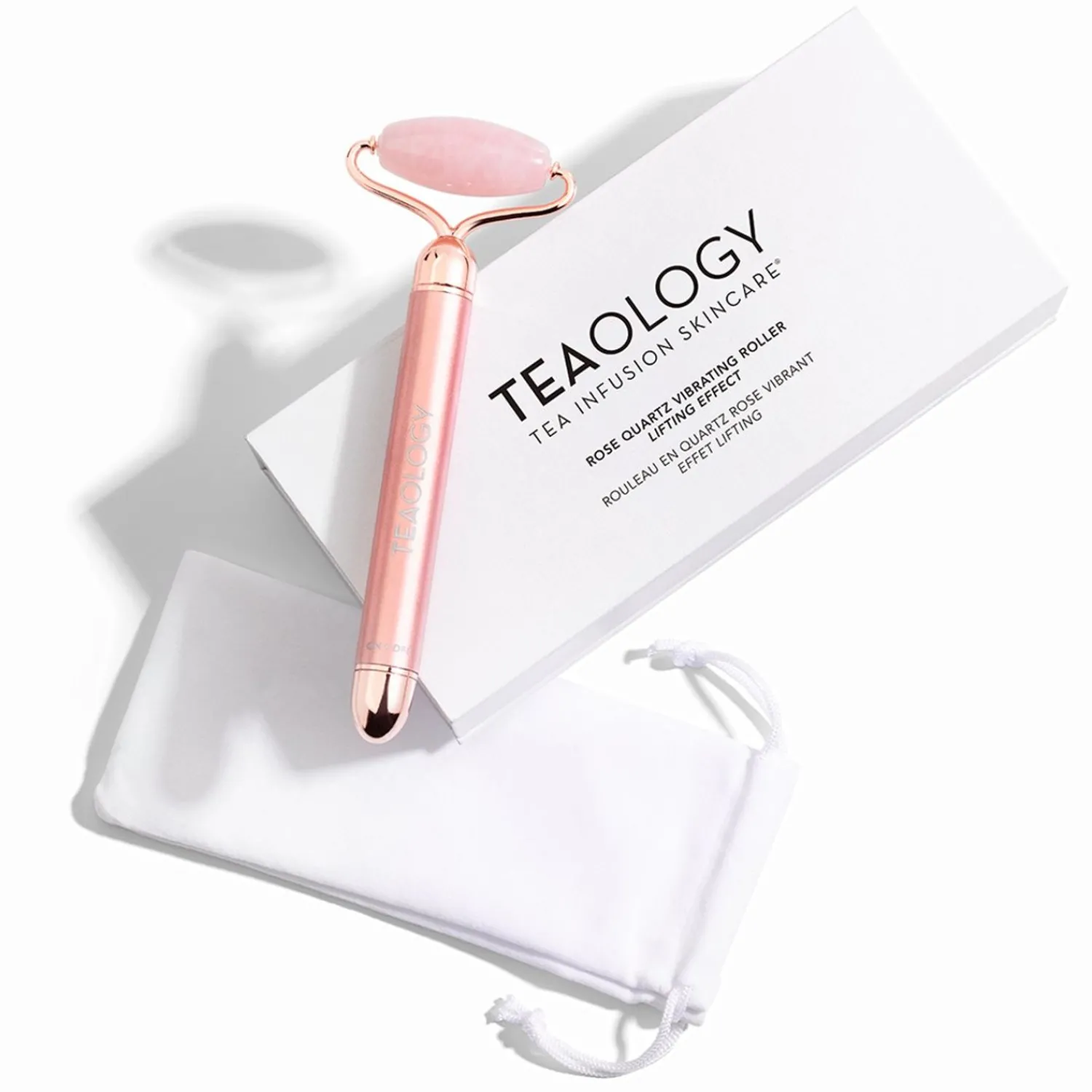 Teaology Rozenkwarts Vibrerende Gezichtsroller