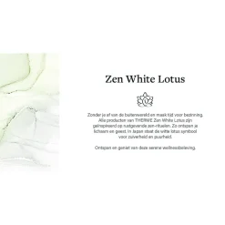 THERME Zen Witte Lotus Douchesatijn