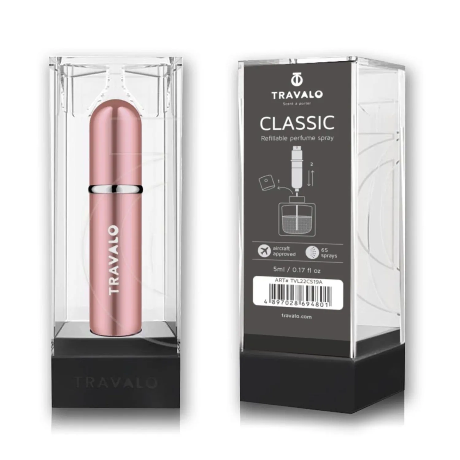 Travalo Classic Verstuiver Rosegoud