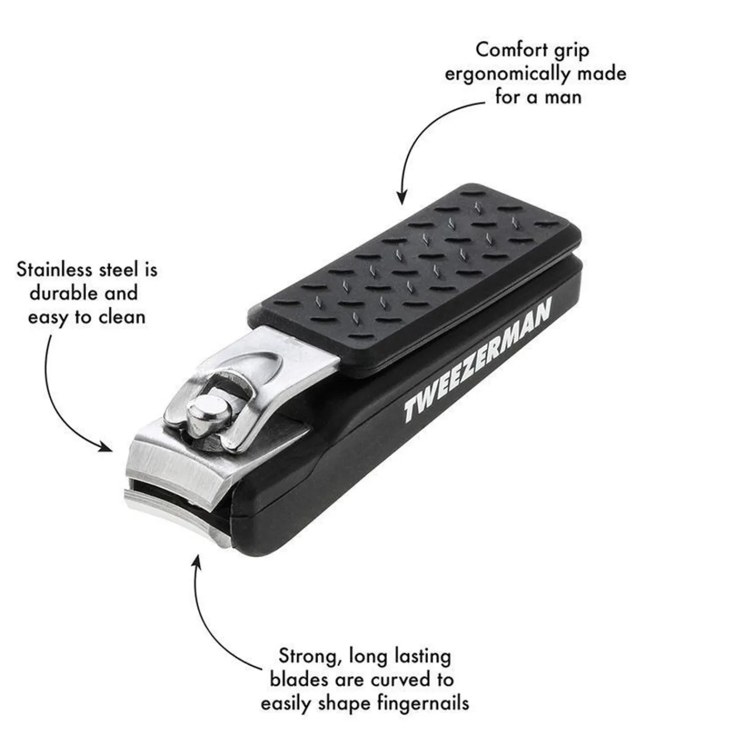 Tweezerman Precision Grip-Vingernagelknipper