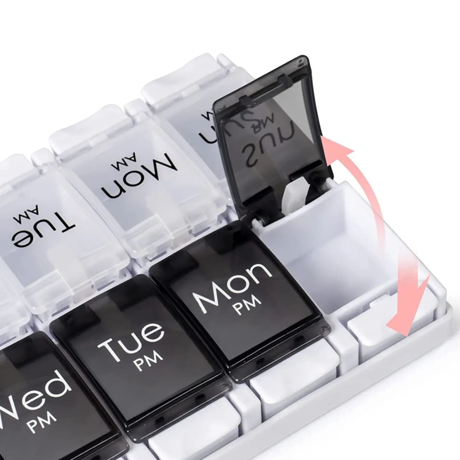 UNIQ Tablet Box / Doses Box Gedurende 7 Dagen (Ochtend / Avond)