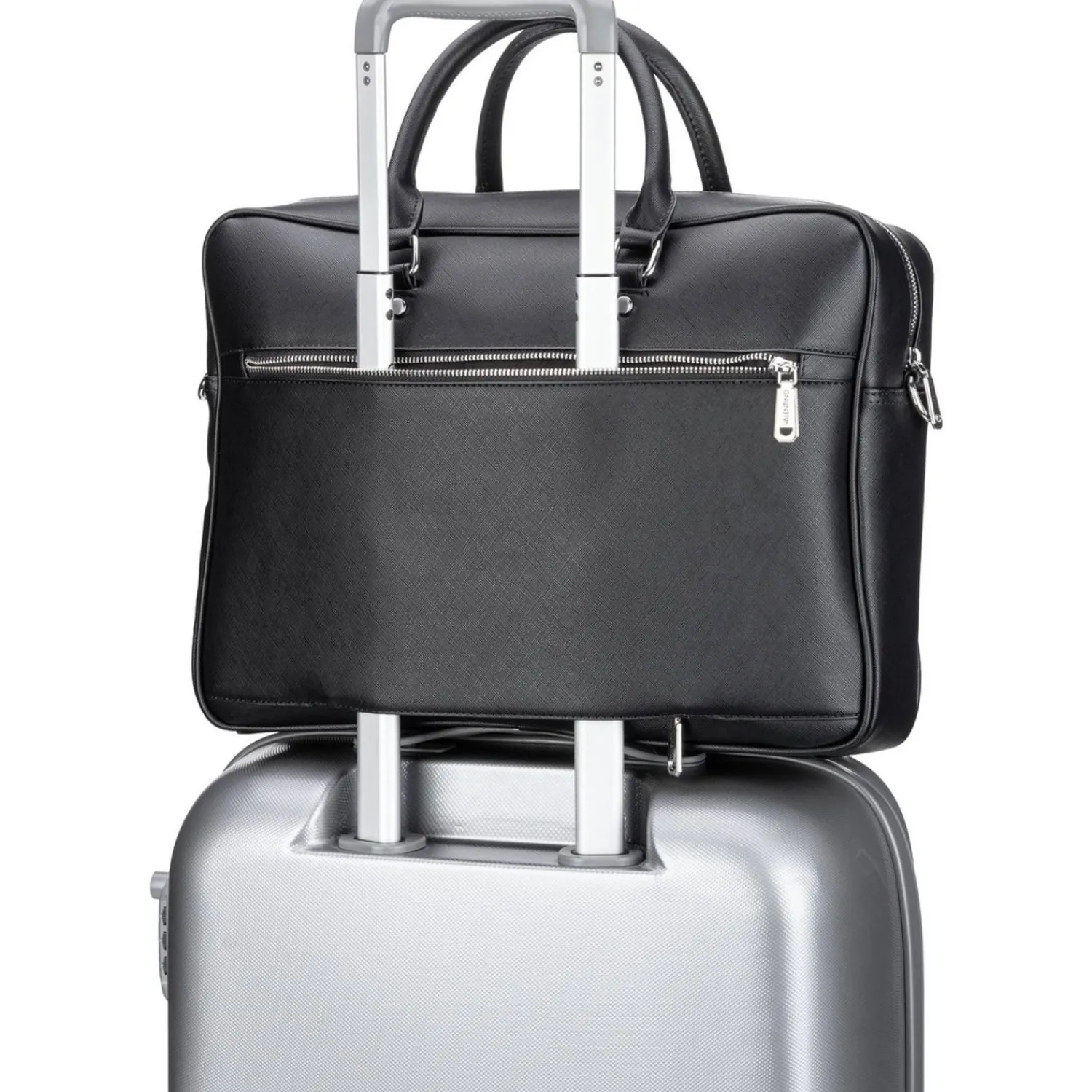 Valentino Bags Heren Aktetas/Laptoptas Kunstleer - Zwart