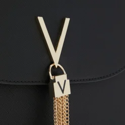 Valentino Bags Divina Dames Crossbodytassen/Handtassen Faux Leeg - Zwart