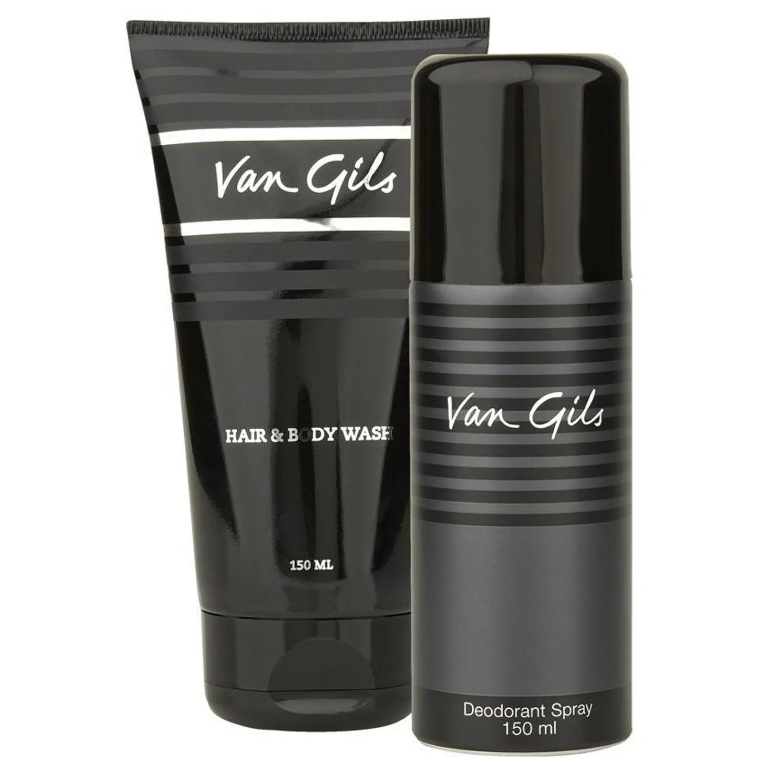 Van Gils Strictly For Men Haar- En Lichaamswas 150 Ml + Gratis Deodorant 150 Ml