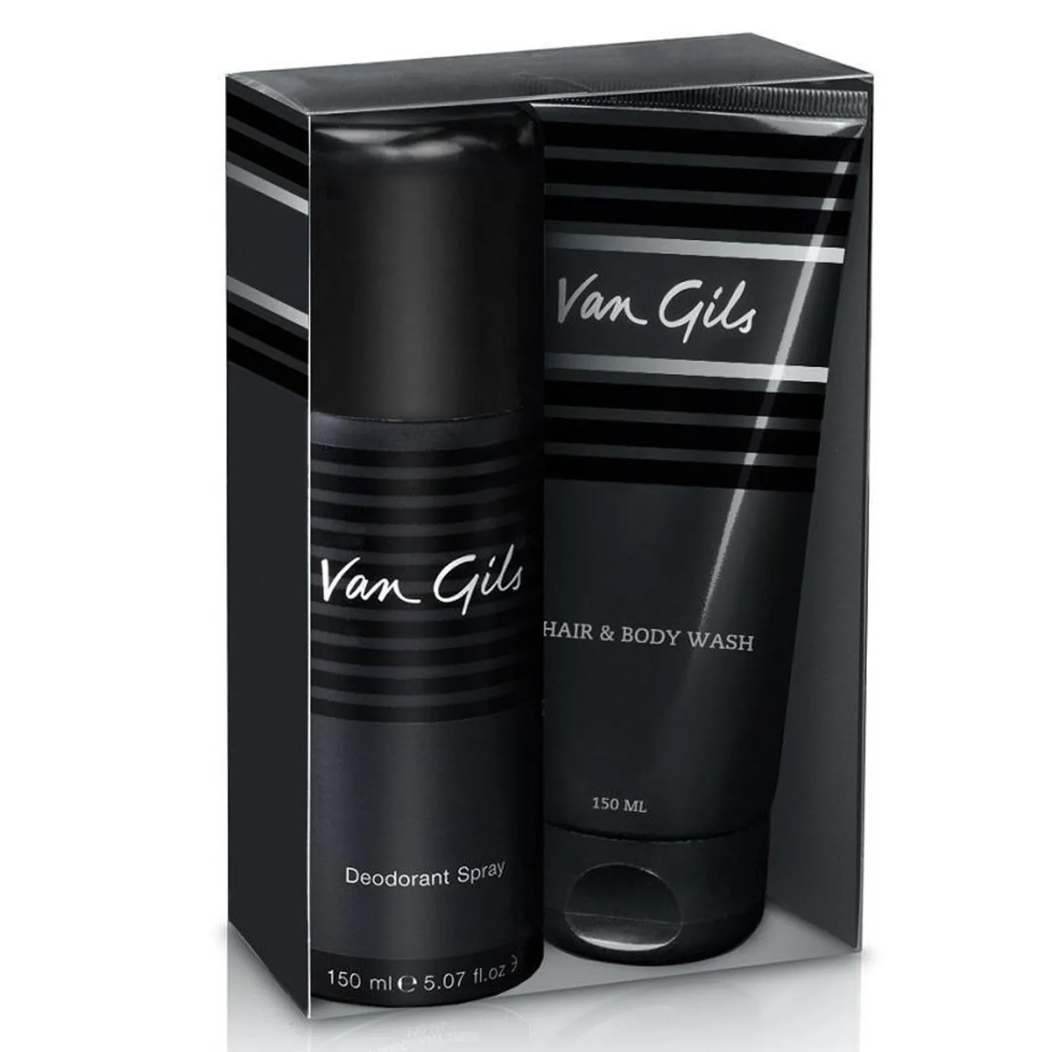 Van Gils Strictly For Men Haar- En Lichaamswas 150 Ml + Gratis Deodorant 150 Ml