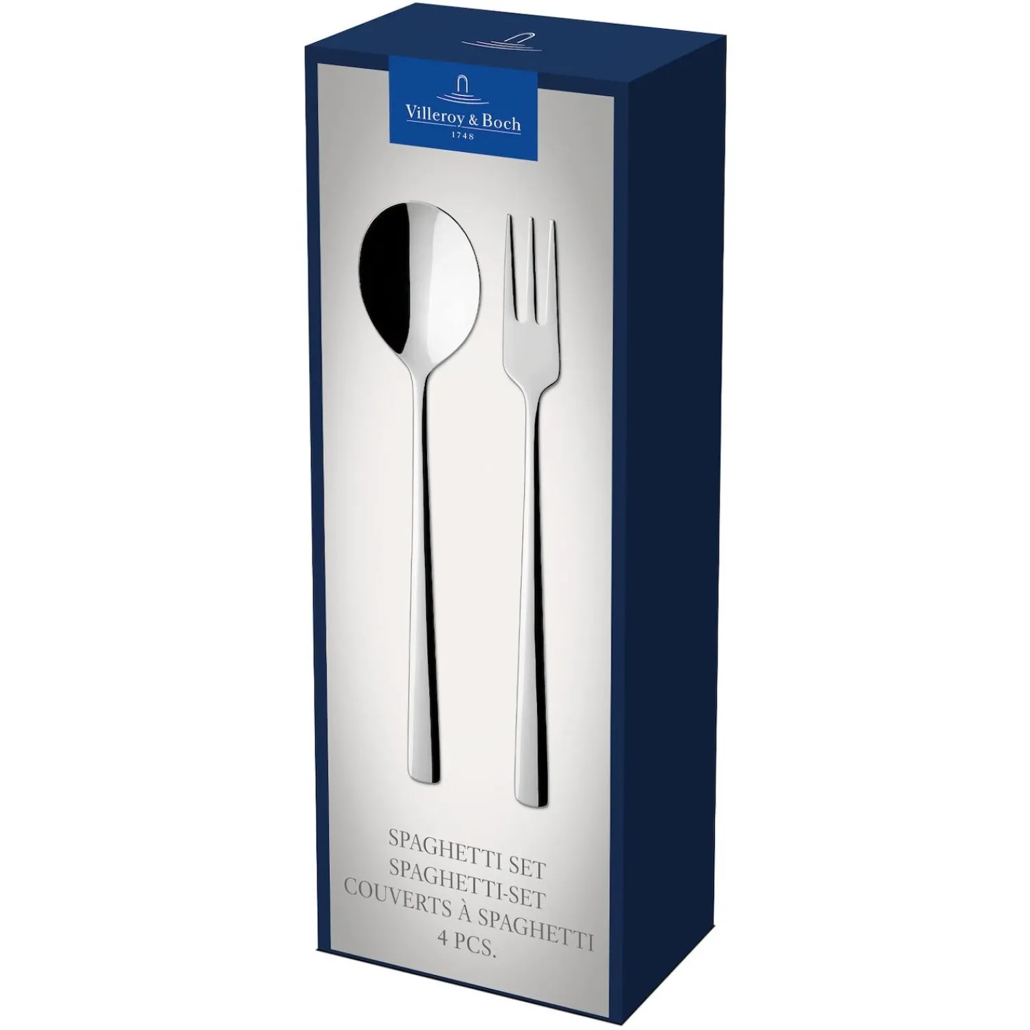Villeroy & Boch Spaghettiset 4-Delig, 2 Lepels & 2 Lepels Daily Line Specials