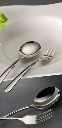 Villeroy & Boch Spaghettiset 4-Delig, 2 Lepels & 2 Lepels Daily Line Specials