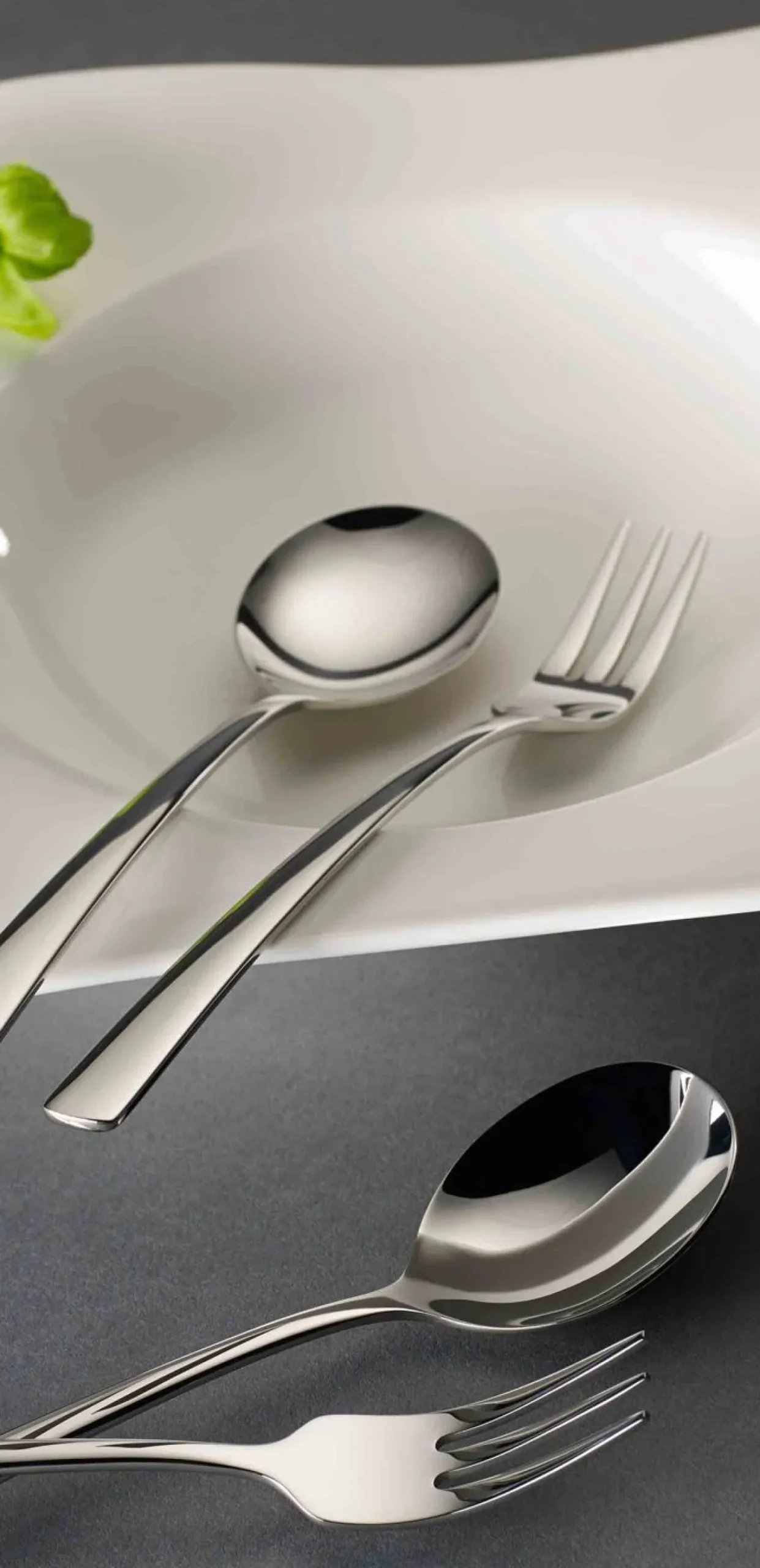 Villeroy & Boch Spaghettiset 4-Delig, 2 Lepels & 2 Lepels Daily Line Specials