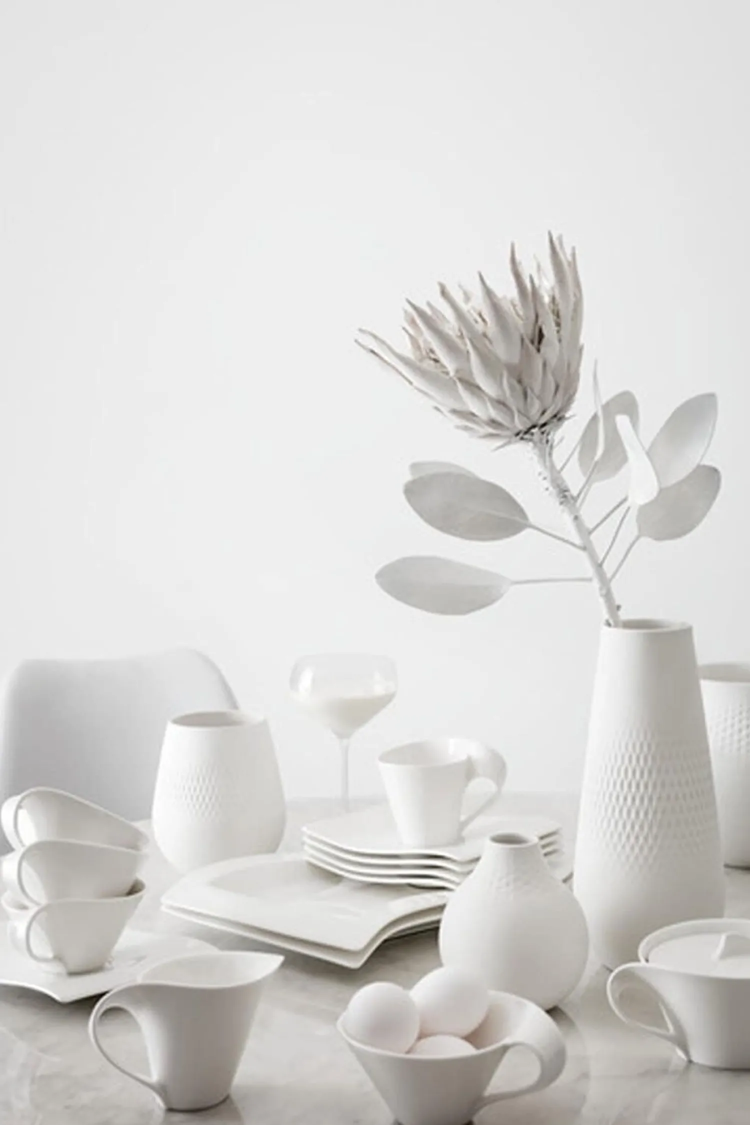 Villeroy & Boch Vaas Carre Lang Manufacture Collier Blanc