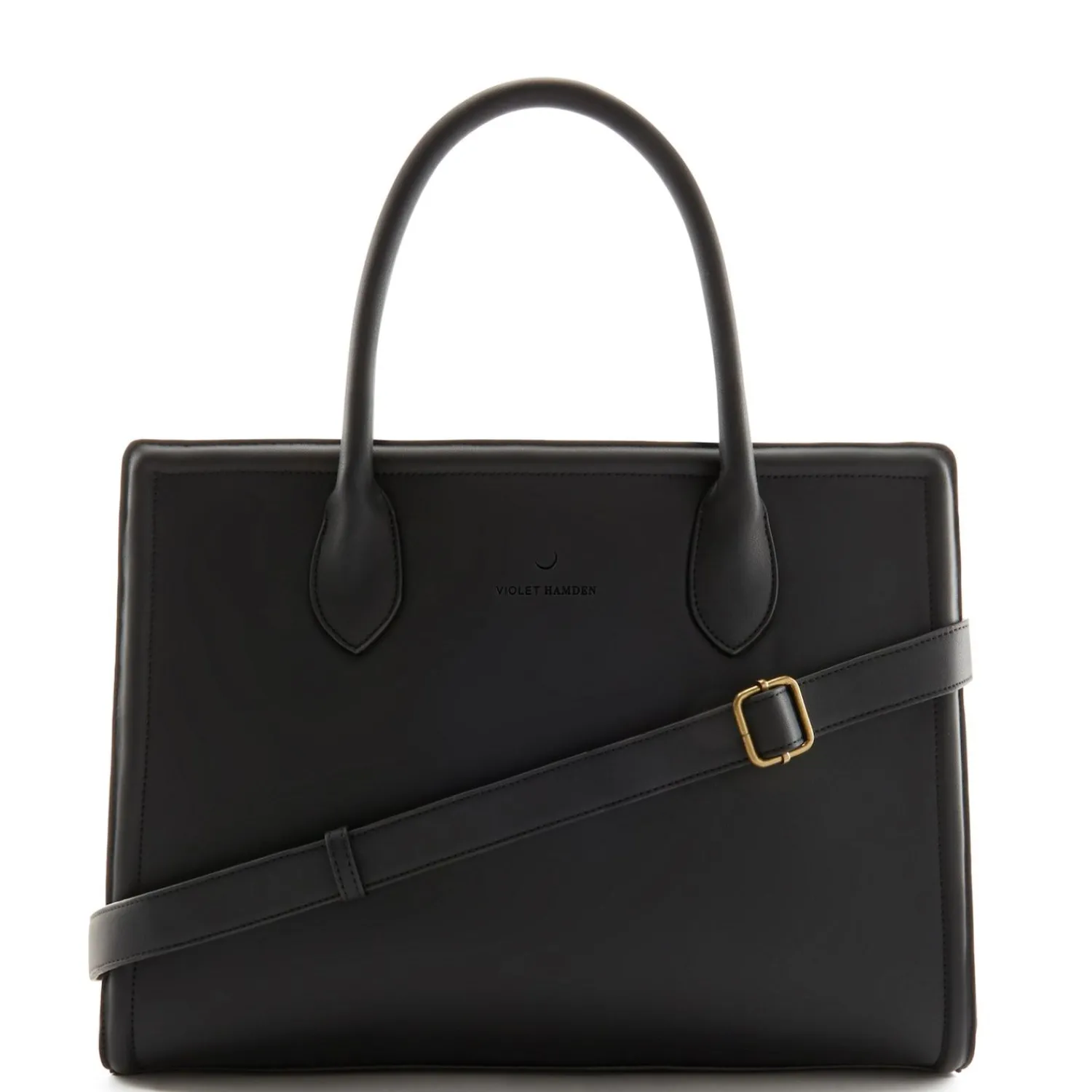 Violet Hamden Essential Bag Dames Laptoptas/Shopper Kunstleer - Zwart