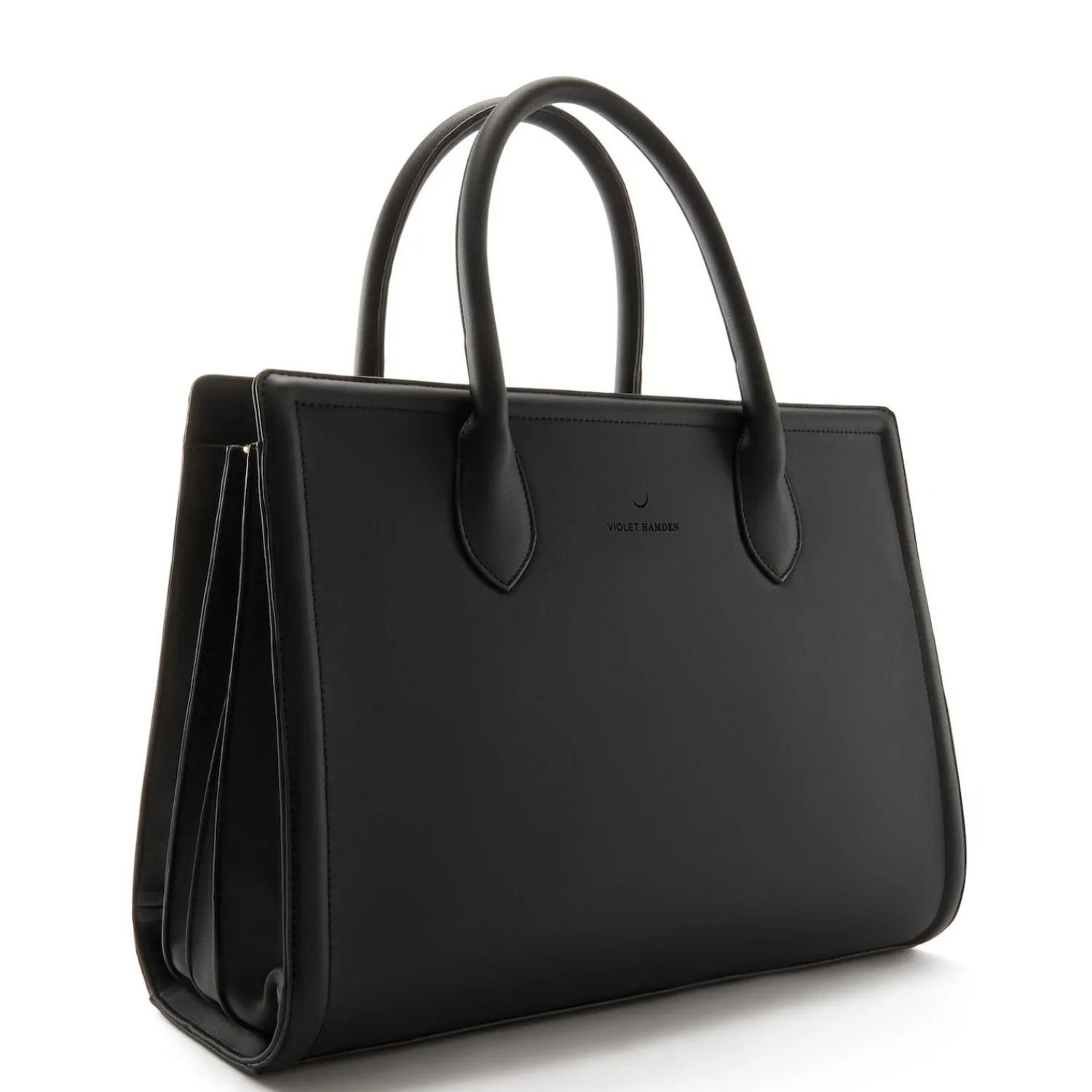 Violet Hamden Essential Bag Dames Laptoptas/Shopper Kunstleer - Zwart