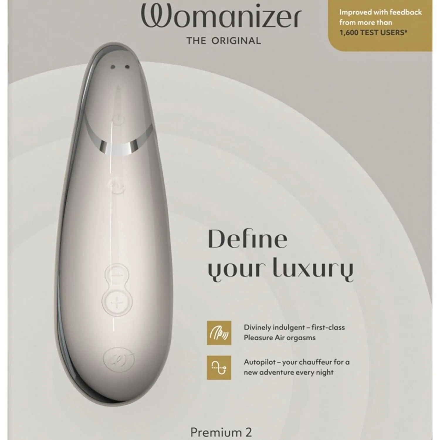 Womanizer Premium 2 Zwart