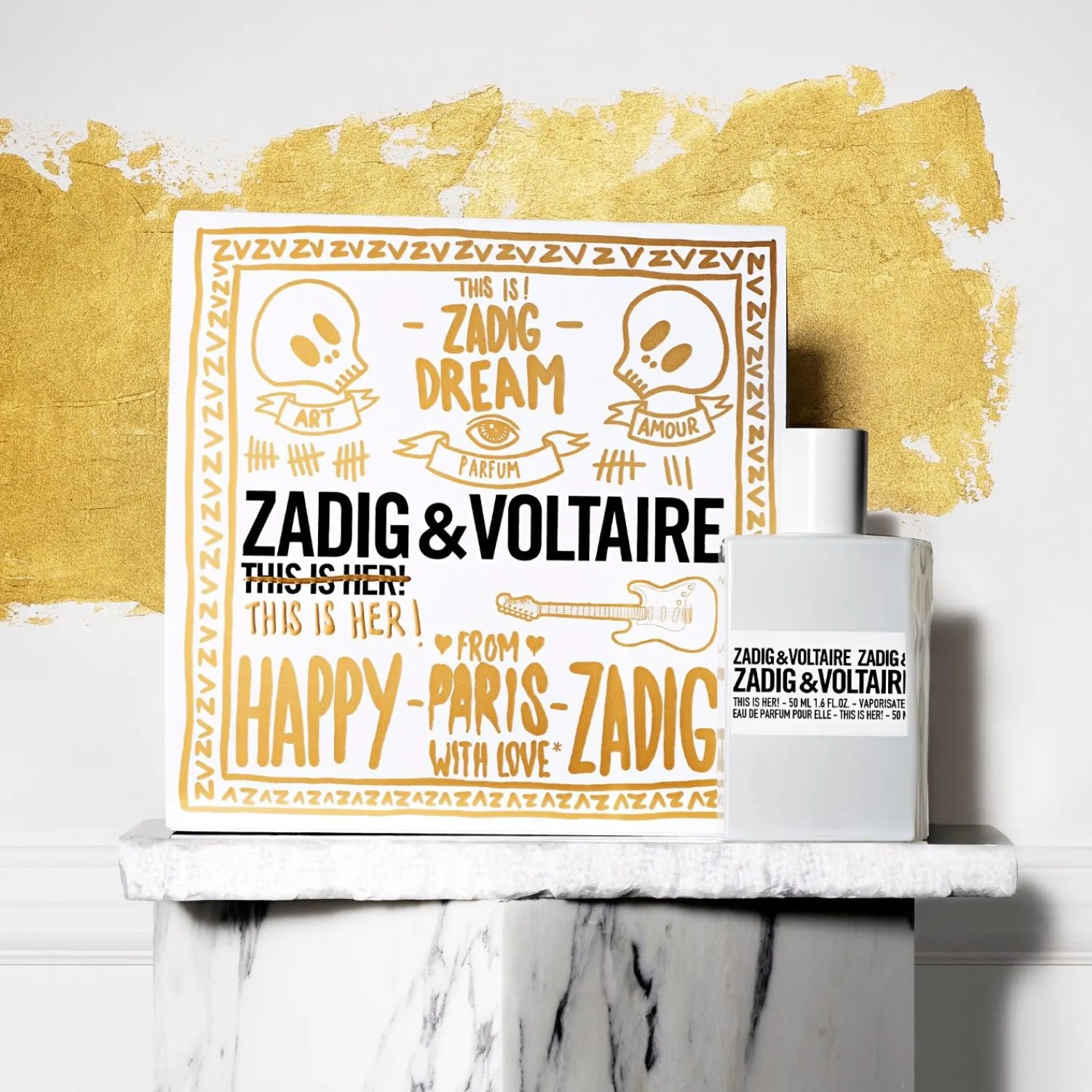 Zadig&Voltaire This Is Her Eau De Parfum-Set Van 50 Ml