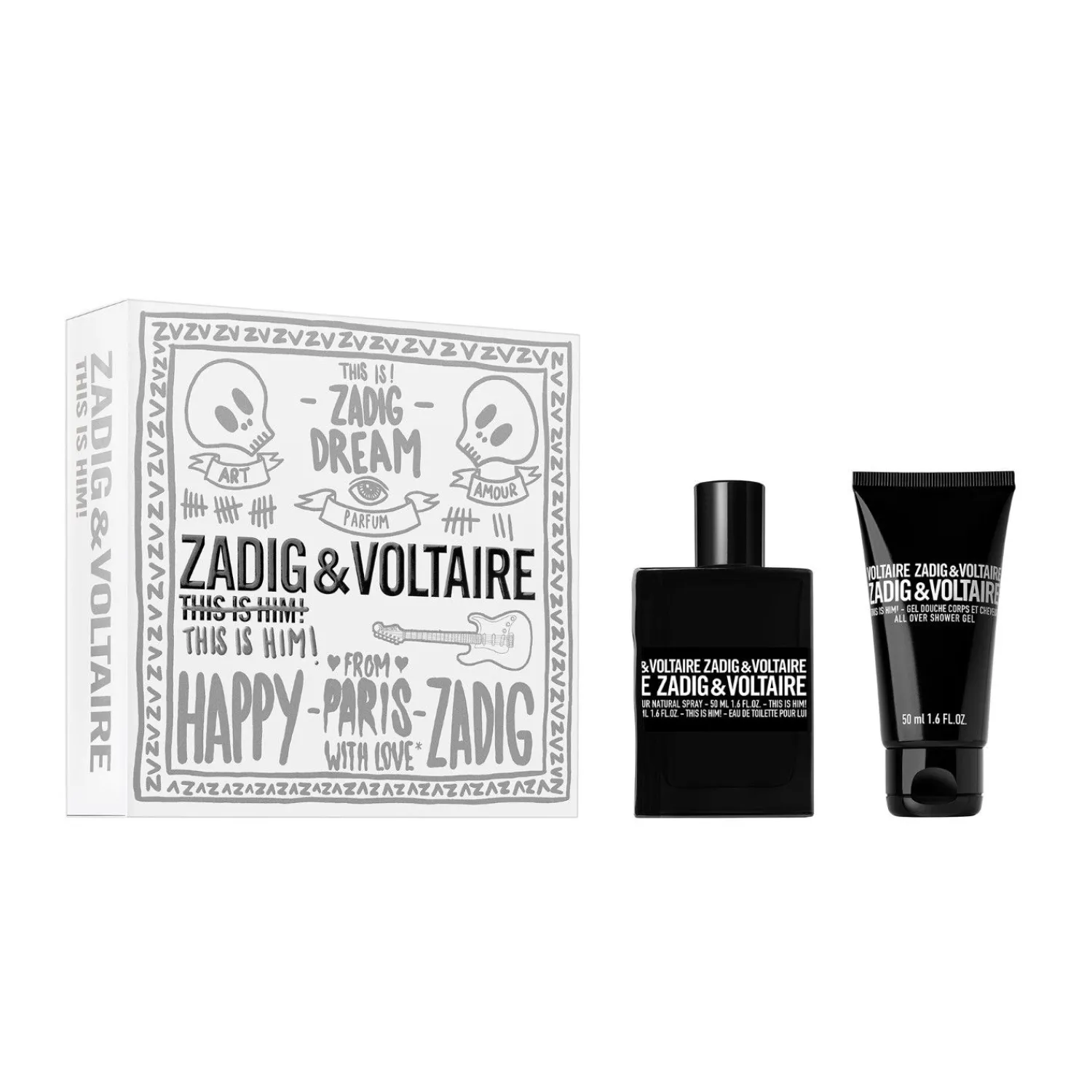Zadig&Voltaire This Is Him Eau De Toilette 50 Ml Set
